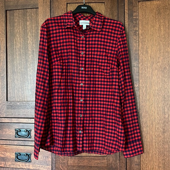 J. Crew Plaid Button Down - Picture 1 of 5